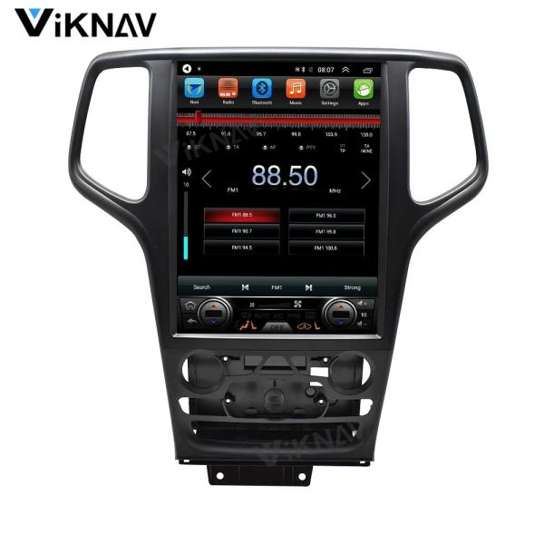 Для 2014-2017 Jeep Grand Cherokee 12,1 дюймовый ЖК-экран Автомобильное радио DVD Навигационный мультимедийный проигрыватель Беспроводной Carplay BT 4G