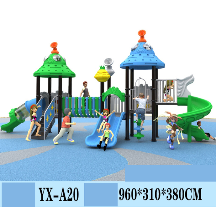 High-quality LLDPE plastic galvanized steel outdoor  children's playground equipment kindergarten at a competitive cost 

