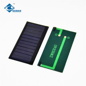 0.43W Plate Eco-worthy Solar Panel ZW-8040-6V Customized Mini Epoxy Solar Panel