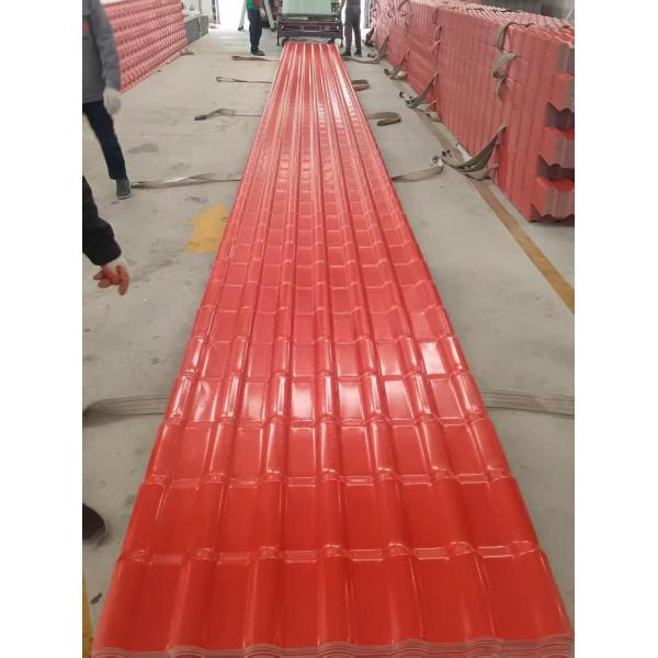 ASA Coating Colonial Tejas PVC UPVC roofing sheets Building Material Outdoor Rooftop Spanish PVC Wave Synthetic Resin Tiles