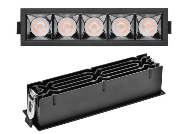 50 60Hz Recessed Dimmable Led Downlights 50000H Aluminum PMMA 100 - 277V
