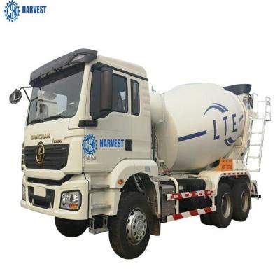 6x4 345hp Engine SHACMAN Left Hand H3000 10m3 Transit Mixer Truck
