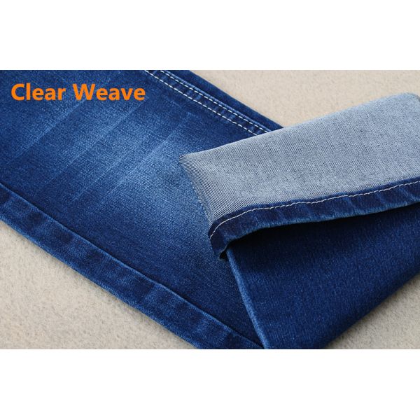 9oz Cotton Polyester Spandex Twill Weave Denim Fabric