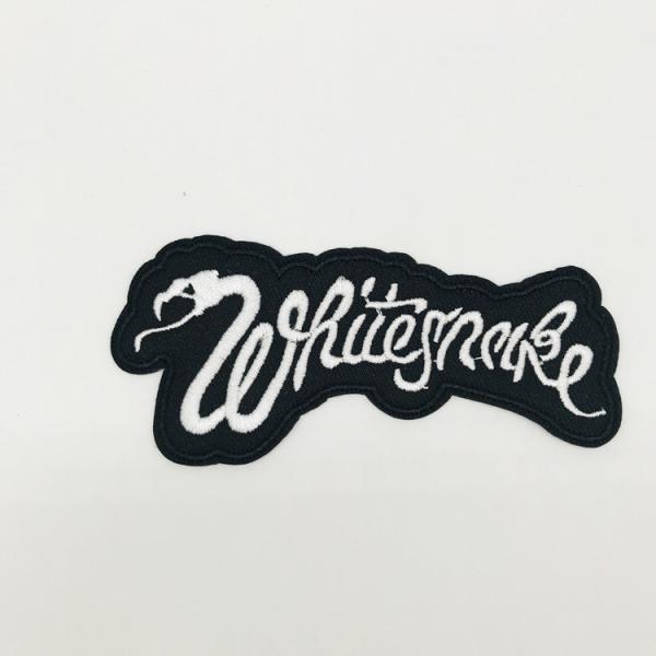 2 inches 7.6cm Custom Embroidered Patch Iron On Badges For Vests
