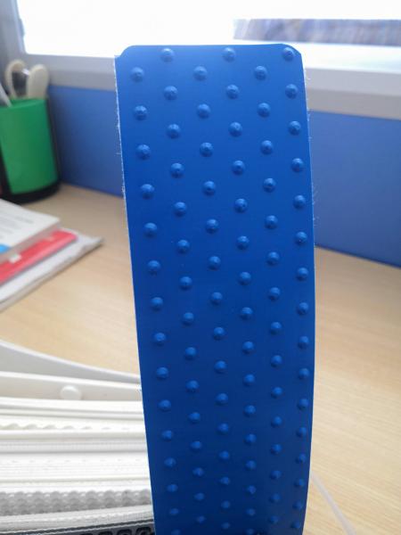 Cinturón transportador de PVC de procesamiento de alimentos con rectángulo de longitud personalizable