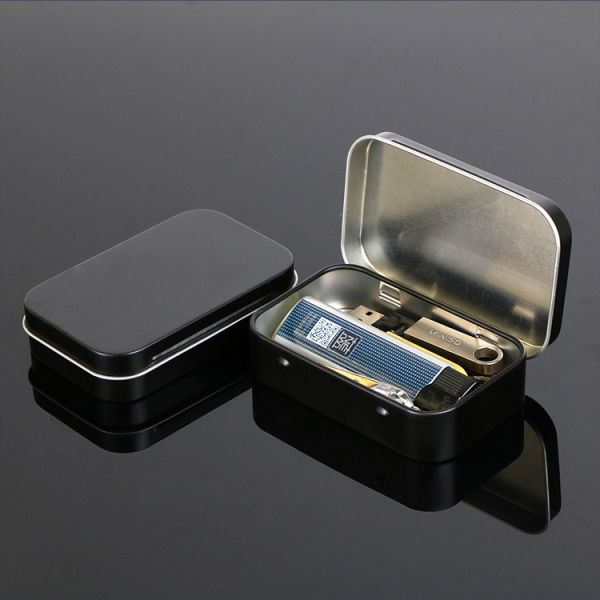 Durable Food Grade Tinplate Candy Container Eco Friendly Recyclable 95x60x20mm