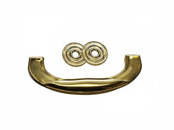 20 * 6.5 Cm Plastic Coffin Fitting Funeral Coffin Accessories HP033 Golden Color