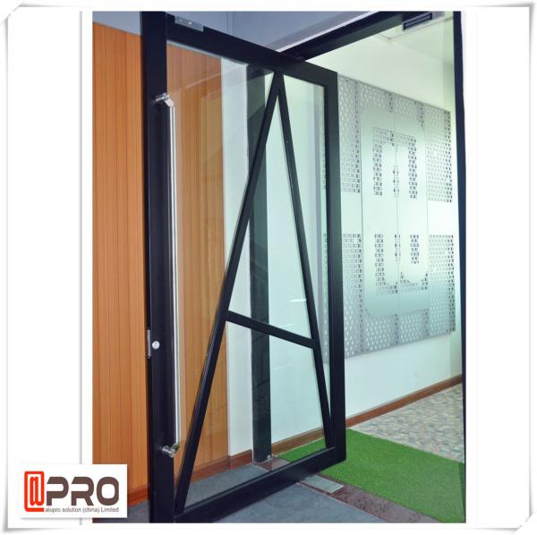 Large Size Heavy Duty Aluminium Hinged Doors / Frosted Tempered Glass Door GLASS DOOR FLOOR HINGE hinge shower door