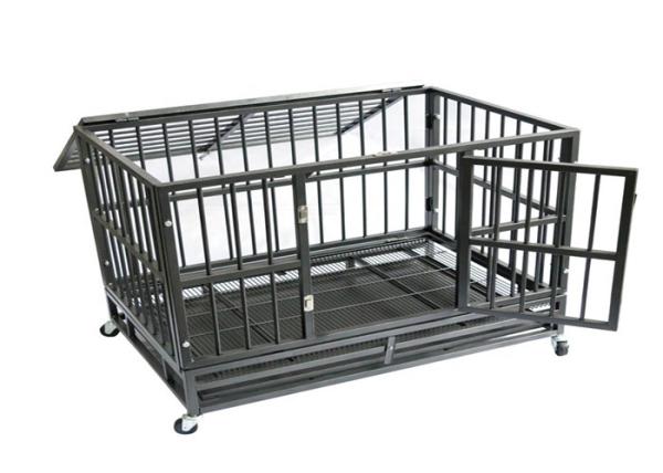 Dog Kennel Cover Double Door Heavy Duty Dog Cages And Crates Large