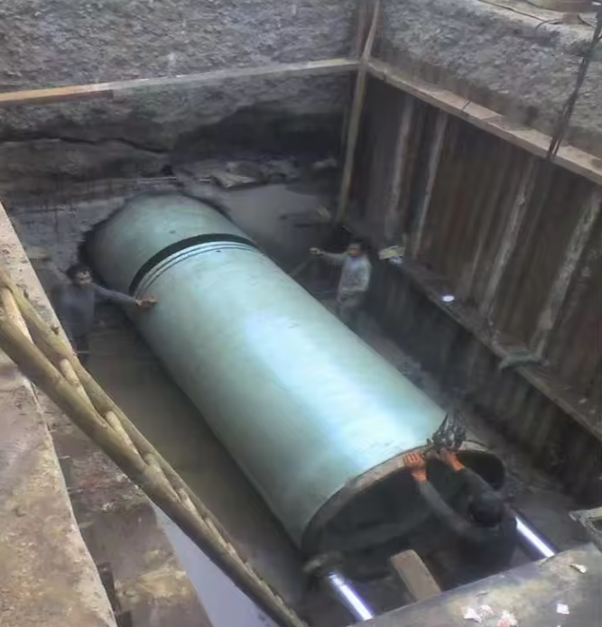 Трубопровод канализация FRP стекловолокно укрепление водопроводные трубопроводы Jacking трубопровод для подземных трубопроводов для затопленных