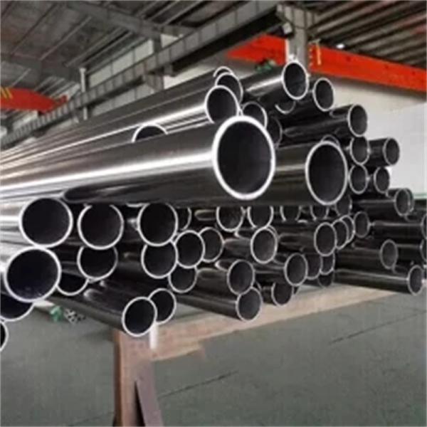 Tubo redondo de aço inoxidável ASME 316L 6.000 mm branco prateado