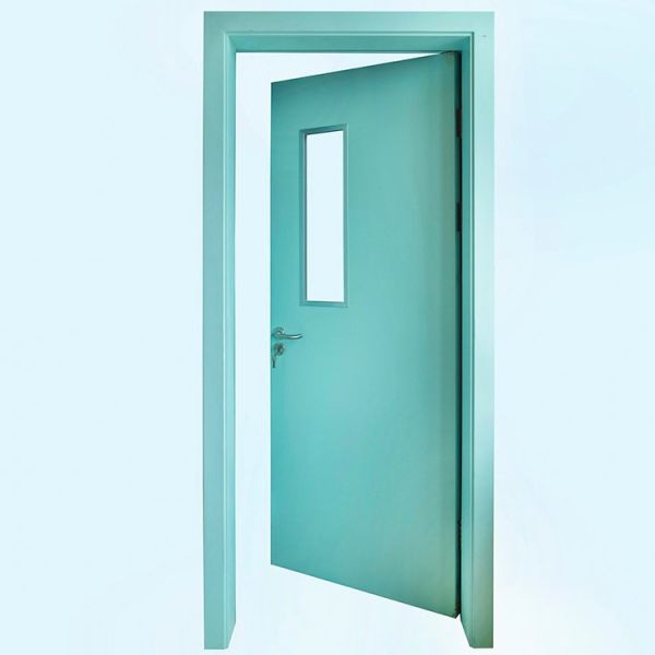 Antibacterial Airtight Medical Door Soundproof Tempered Glass For Hospital Clean Zones