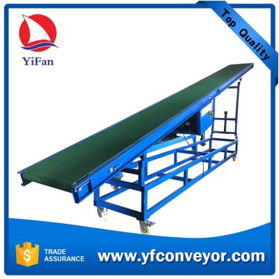Factory custom Inclined Belt Conveyor System,Adjustable Height Belt Conveyor