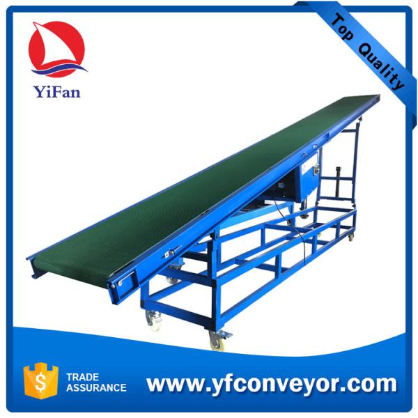 Factory custom Inclined Belt Conveyor System,Adjustable Height Belt Conveyor