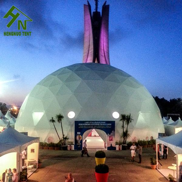 12mm Thickness Heat Insulation Round Dome Tent Galvanized Steel Frame Yurt