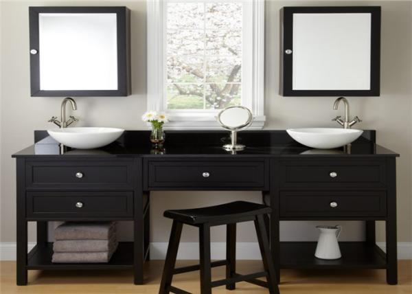 Solid Wood Prima Vanity DIY Bathroom Cabinet For Hotel Project , Guest Room