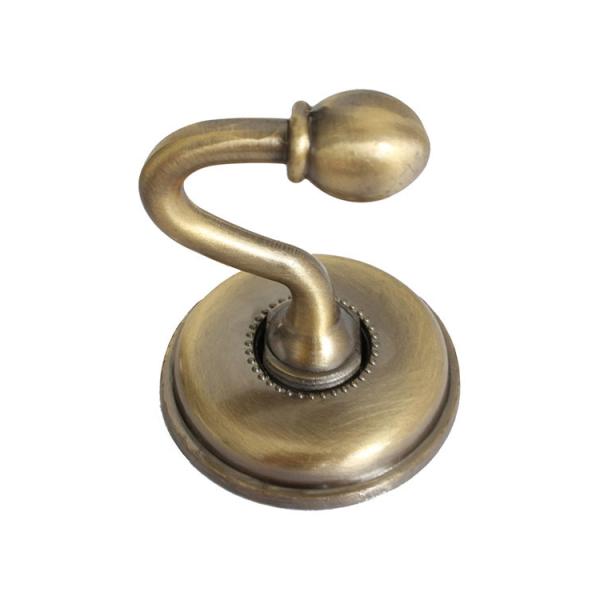 Metal Strong Bathroom Robe Hook Classical Bathroom Curtain Hooks