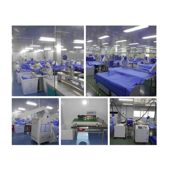 Anti Bacterial Medical Protective Coverall , Disposable Body Suit S/M/L/XL