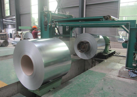 SPCC Bright Silver Galvalume Steel Coil For Construction Materials