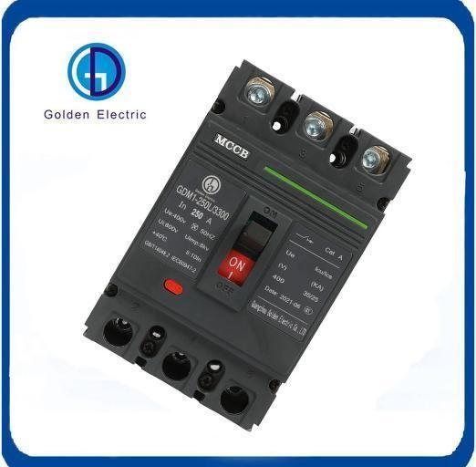 Gdm1 DC Moulded Case Circuit Breaker Switch 3p/4p MCCB for Solar System Durable Design
