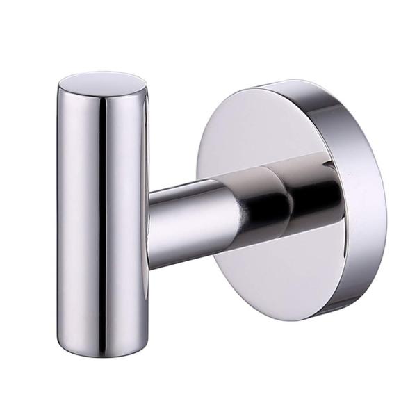 SUS 304 Stainless Steel Bathroom Robe Hook Self Adhesive Hanging Hooks