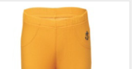 Упростите сплетенные брюки детей 95% лайкра 5% хлопка темные желтые