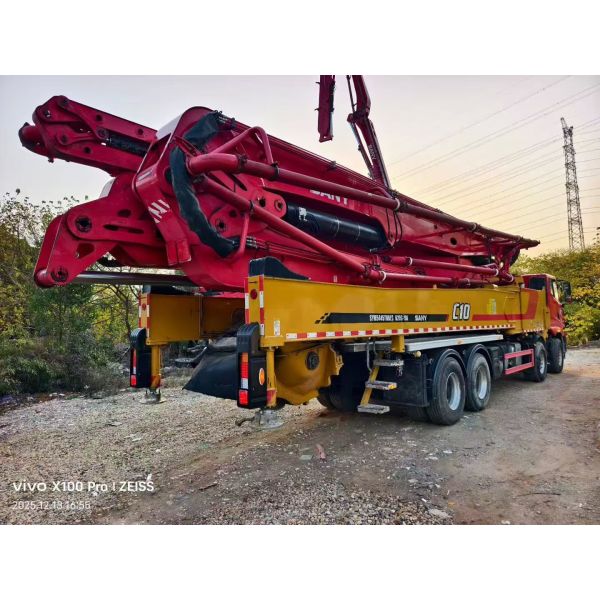 Used 2021 SANY SYM5445THBES Concrete Pump Truck  | 61.1 m Max. Vertical Reach | 180 m³/h Output |13 MPa