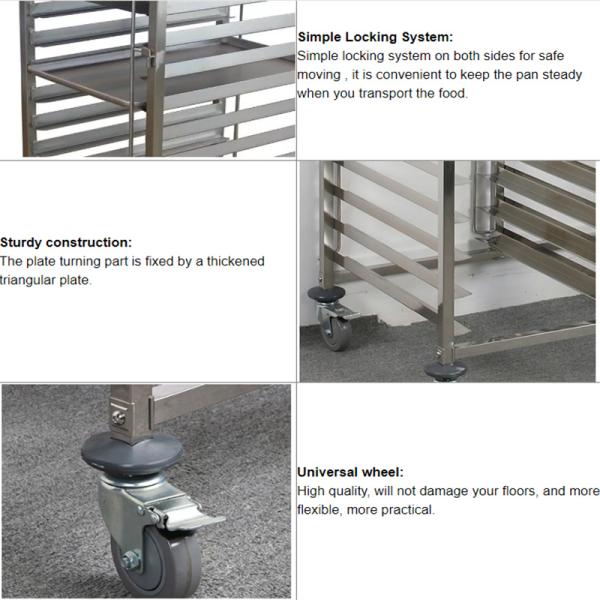                  Rk Bakeware China-Flat Pack Stainless Steel Loading Double Rack             