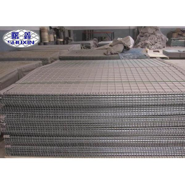 Gavanized Defensive Gabion Barrier Geotextile Anti - Rust Feature