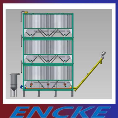 Mini Powder Horizontal Cement Silo Powder Storage Silo With Level Indicator  cement storage silo