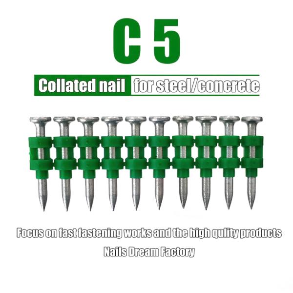 ISO Standard Gas Pin Strip Nails for Powers Max C5 Gas Nail Gun Long-Lasting