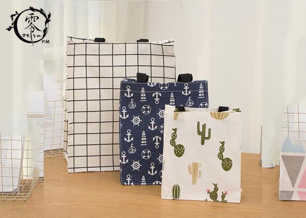 Extra Reinforced Handles Large Reusable Grocery Bag Totes Custom Size Logo For Shopping