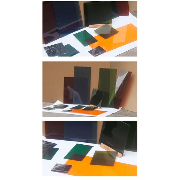 Size 360*400*3mm Customized Laser Protector Laser Protective Window 532 Eye Laser Protection Sheet Plate