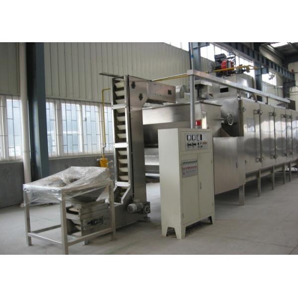 Soybean Cashew Nut Roasting Machine , Continuous Peanut Drying Equipment
