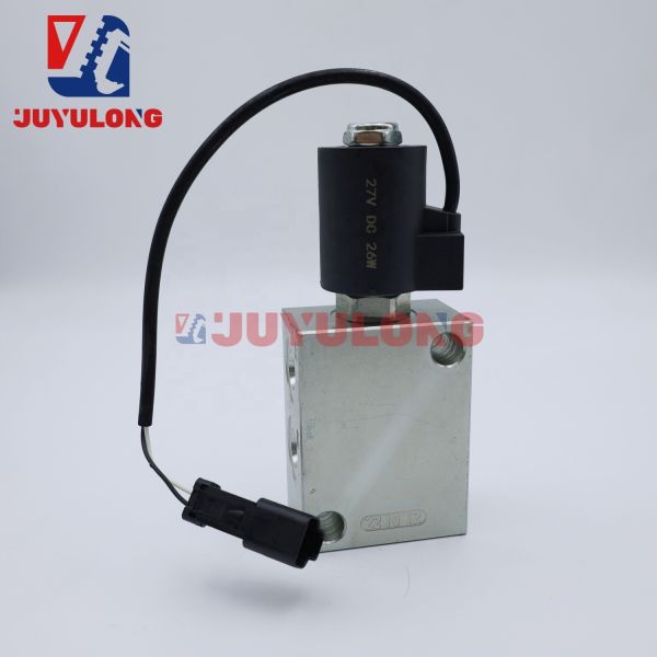 JUYULONG Excavator Quick Change Connector Hydraulic Solenoid Valve 12V & 24V Coupling Cylinder Check Valve Attachment Fittings