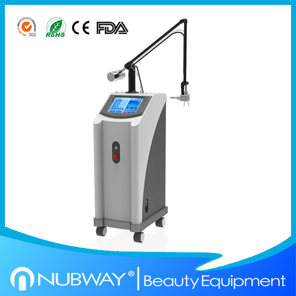 Dermatological rf excited co2 fractional laser for pigment