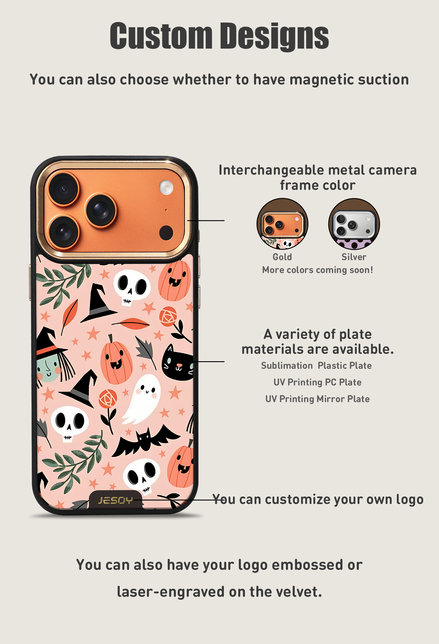Custom 3M Shockproof Magnetic Mobile Phone Case With Blank UV Printing And Sublimation Plate for iPhone 17 Pro Max