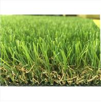 50mm Height Garden Fake Grass Double Wave Monofilament Yarn