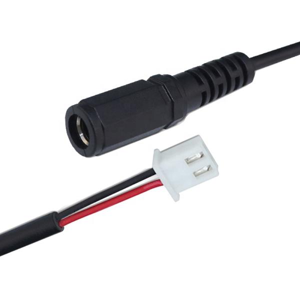 Personnalisation DC 5.5x2.1mm 5.5x2.5mm 3.5x1.35mm 4.0x1.7mm Bareel Jack Plug à JST XH PH SH VH MX câble de connecteur