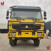 Tri conductor 371HP de la rueda del camión volquete 6x6 de los árboles del CCC 30 toneladas