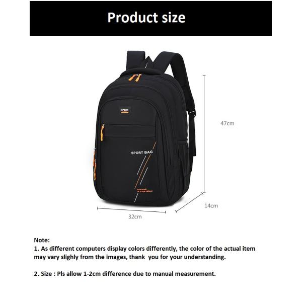 Fashion Sport Backpack For Men Women Large Capacity Outdoor Travel Laptop Bag Student School Bag