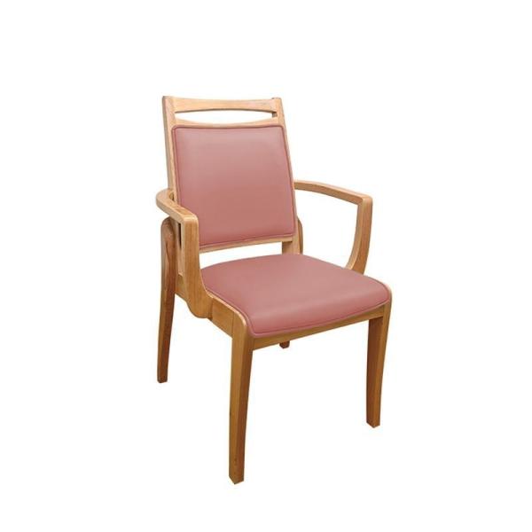 Sponge Cushion Luxury Modern Wood Dining Chairs Square For Hall Restaurant