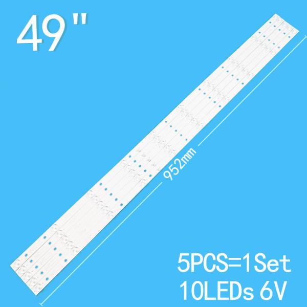 Leroy E49DM1000 LED Backlight Strip JS-D-JP49DM-101EC 80720