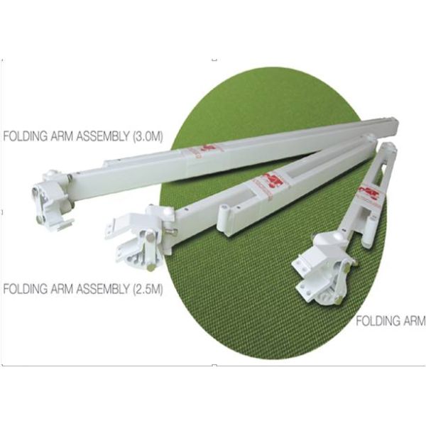 Heavy-duty outdoor retractable awning manual or motorized strong awning