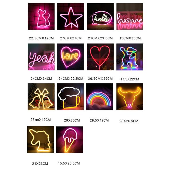 3500K Personalised Wedding Neon Sign IP20 Happily Ever After Neon Sign