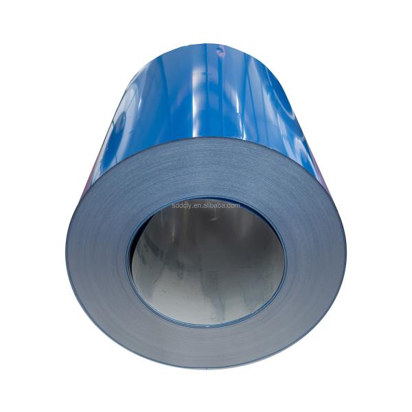 Roofing laminado a frio PPGI folha de aço revestida de cor bobinas de zinco alumínio DX51D