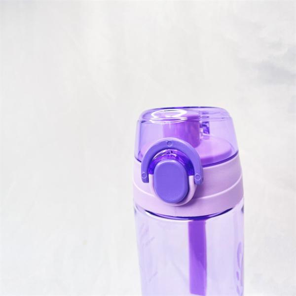 Outdoor Drinking Accessories HANDGRIP Tritan Plastic Water Bottle with Motivational Time