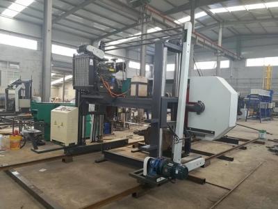 lumber/log mill 60hp or 100hp diesel horizontal band sawmill