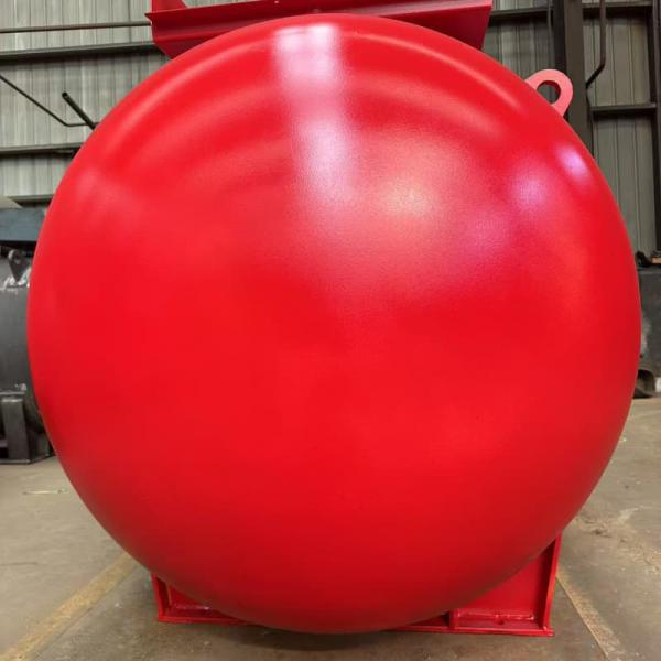 Récipient à pression cylindrique 16MnDR GB/T3531 10 mm coque / têtes à pression d'essai de 15 bar