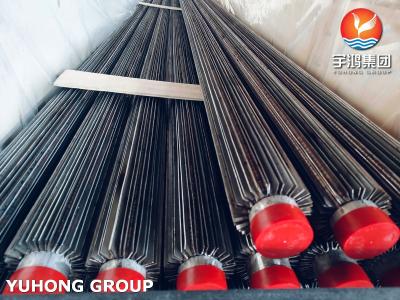 HVAC Cold Drawn Fin Tube Cooler Finned Tubular Heating Longitudinal Welding